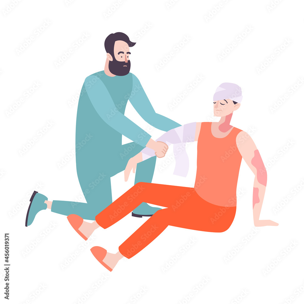 Flat First Aid Illustration