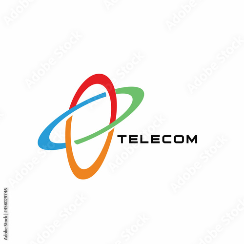 TELECOM for inspiration logo vector