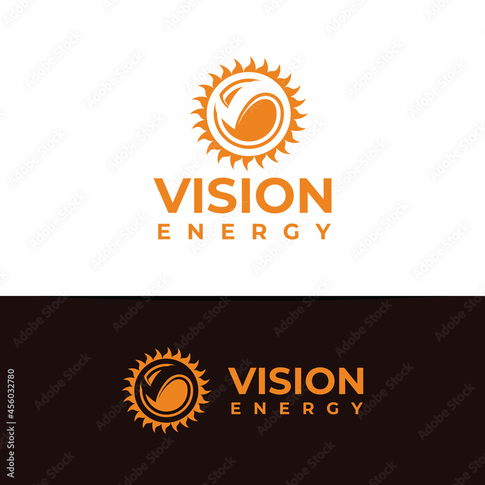 Fototapeta premium VISION theme logo template for some busines