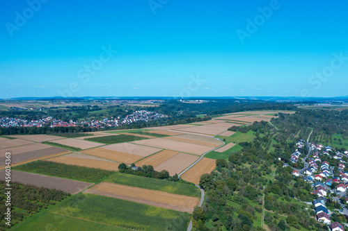 aerial view of fields © Martin Schlecht