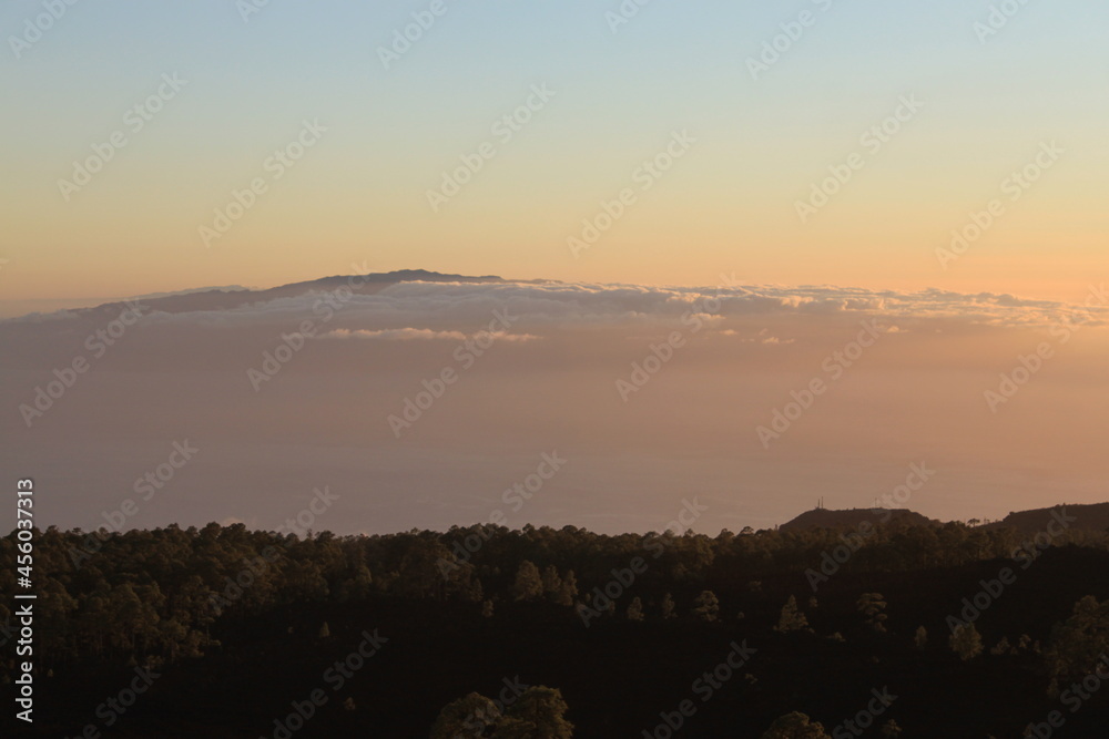 Obraz premium la gomera from tenerife