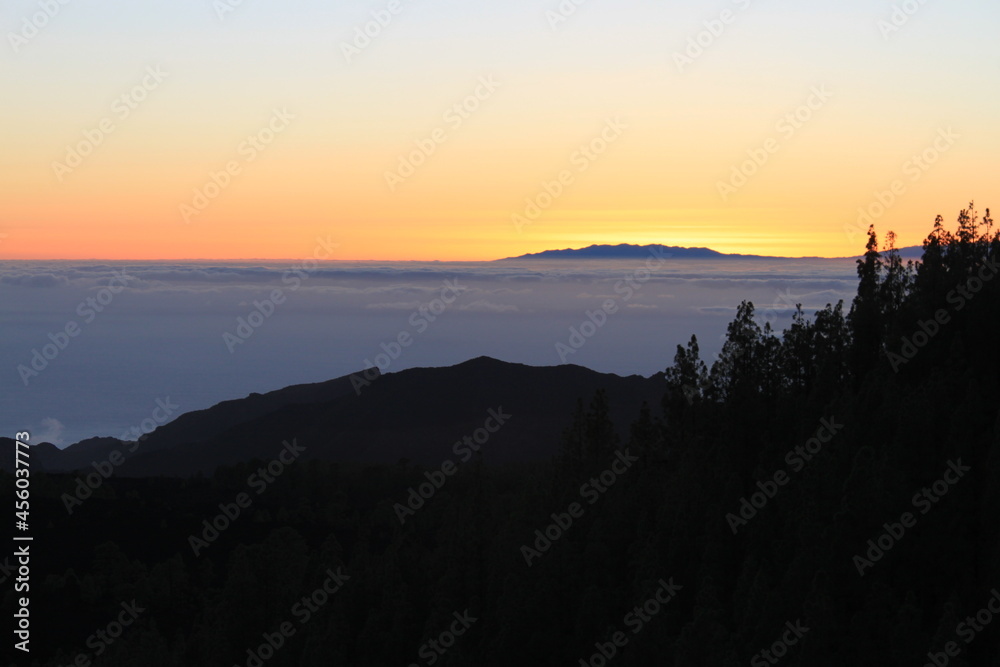 la gomera from tenerife la gomera from tenerife