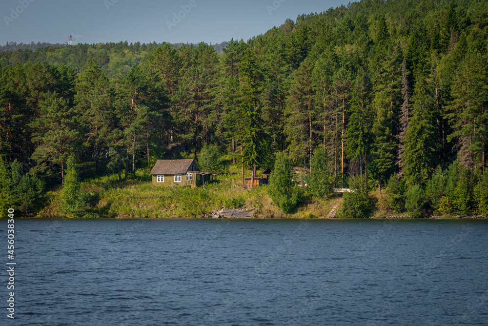 Wonderful wild rest on the shores of the Biryusinsky Bay