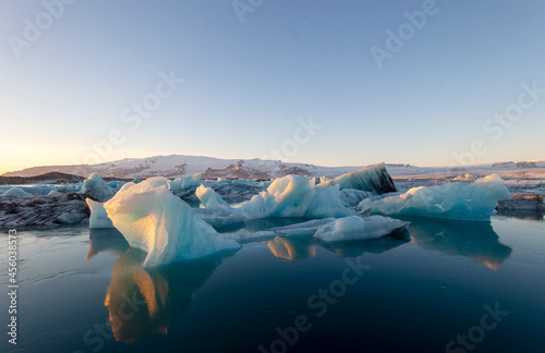 The Glacier Lagoon Jökulsarlon in Iceland, Europe