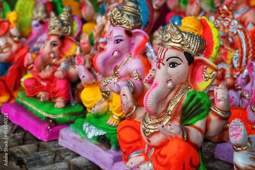 lord Ganesh idol in huge number for ganesh chartuthi puja