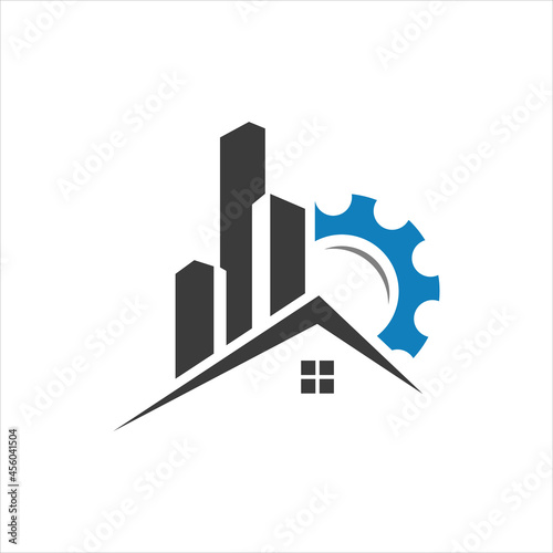 Engineer building construction  vector template