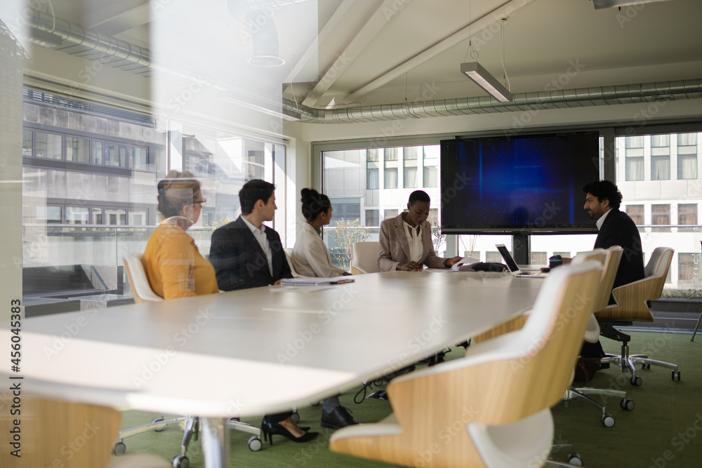 Business people in conference room meeting