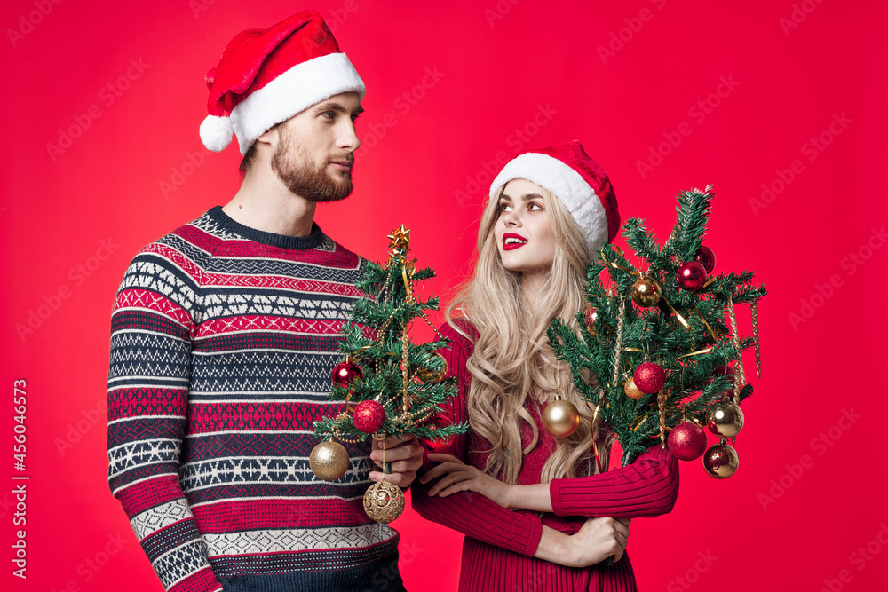 man and woman holiday christmas emotions romance man and woman holiday christmas emotions romance