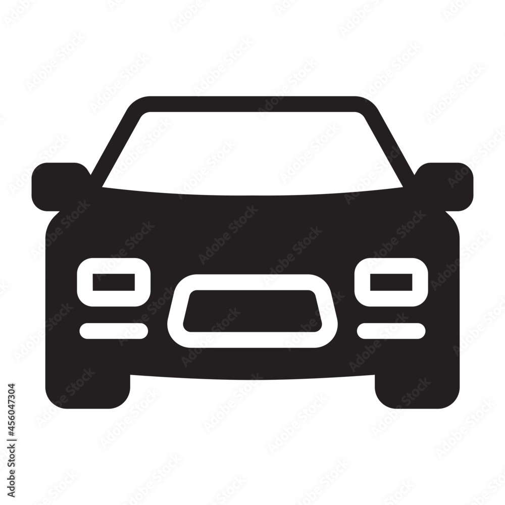 car glyph icon