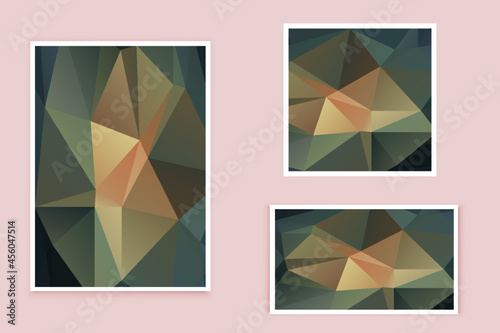 abstract textured polygonal background vector. Blurry triangle design. The pattern can be used for the background.	