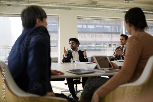 Business people in conference room meeting