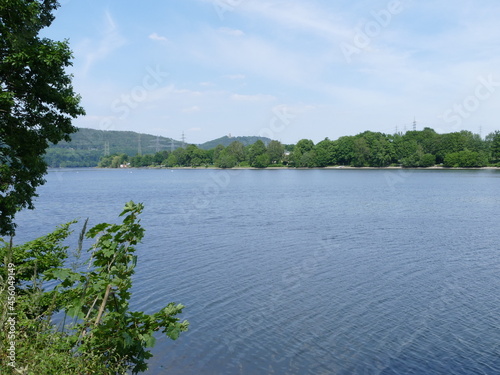 The Hengsteysee in Hagen, North Rhine-Westphalia, Germany Der Hengsteysee in Hagen, Nordrhein-Westfalen, Deutschland