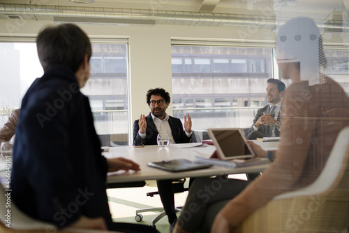 Business people in conference room meeting