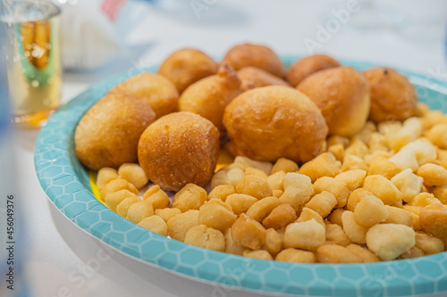 Nigerian Puff Puff and Chin Chin served at a pary photo
