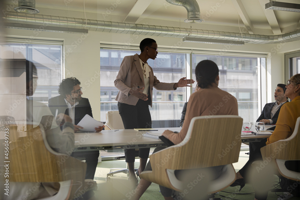 Business people in conference room meeting