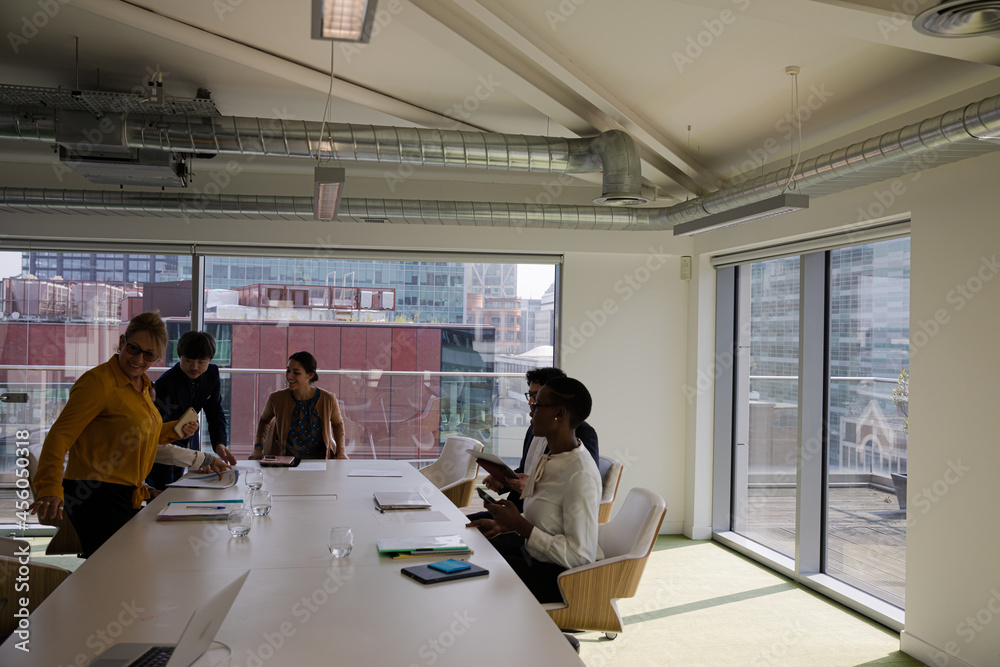 Business people in conference room meeting Business people in conference room meeting