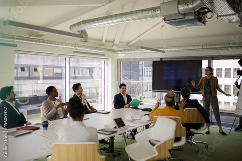 Business people in conference room meeting