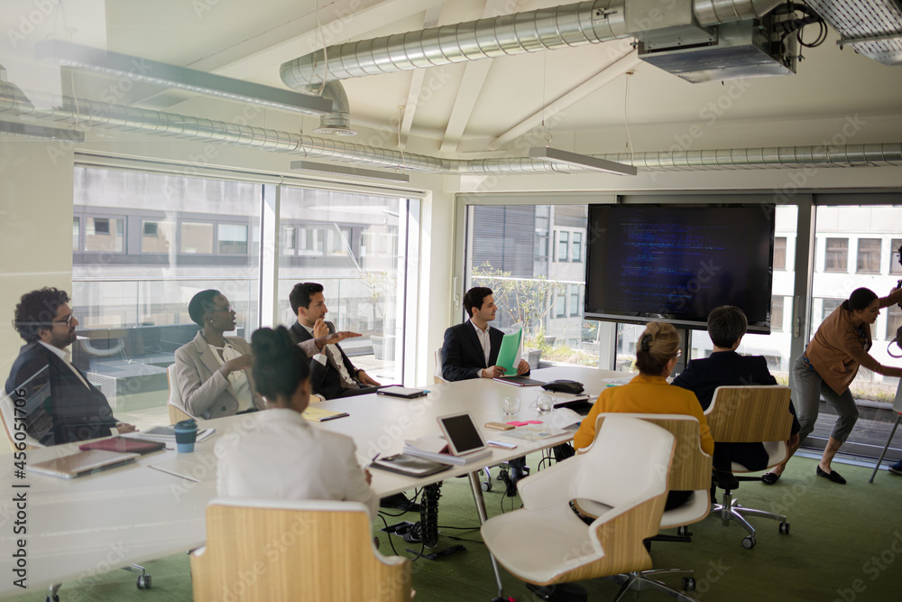 Fototapeta premium Business people in conference room meeting