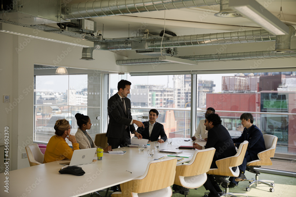 Business people in conference room meeting Business people in conference room meeting