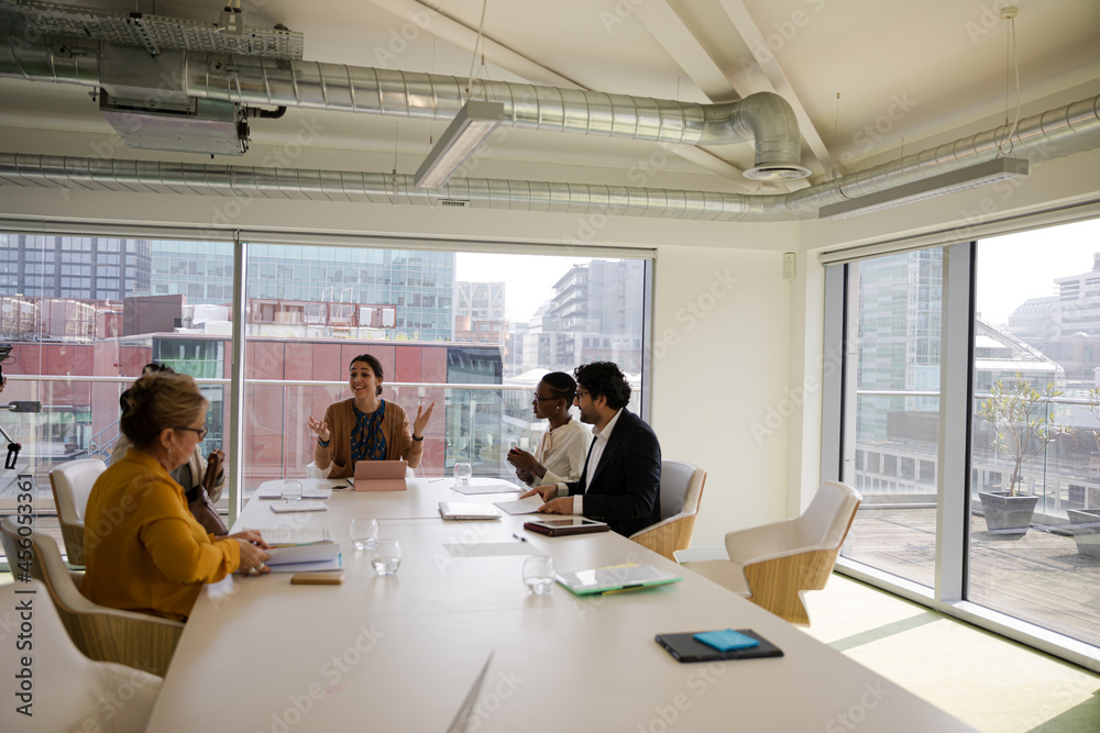 Business people in conference room meeting Business people in conference room meeting