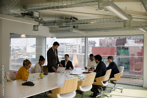 Business people in conference room meeting