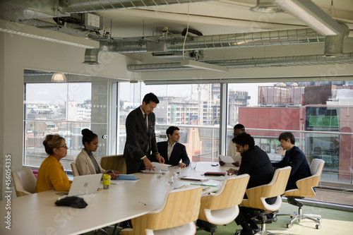 Business people in conference room meeting