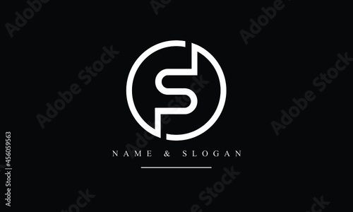 SO, OS, S, O abstract letters logo monogram