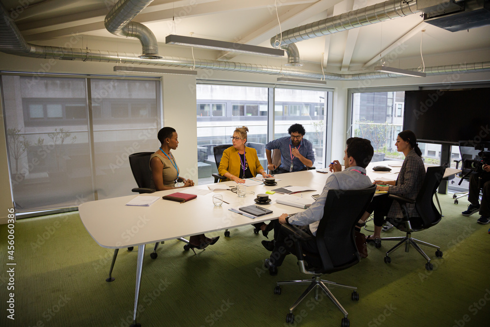 Business people in conference room meeting