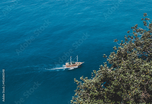 Ship at sea in Turkey , Alanya  © West