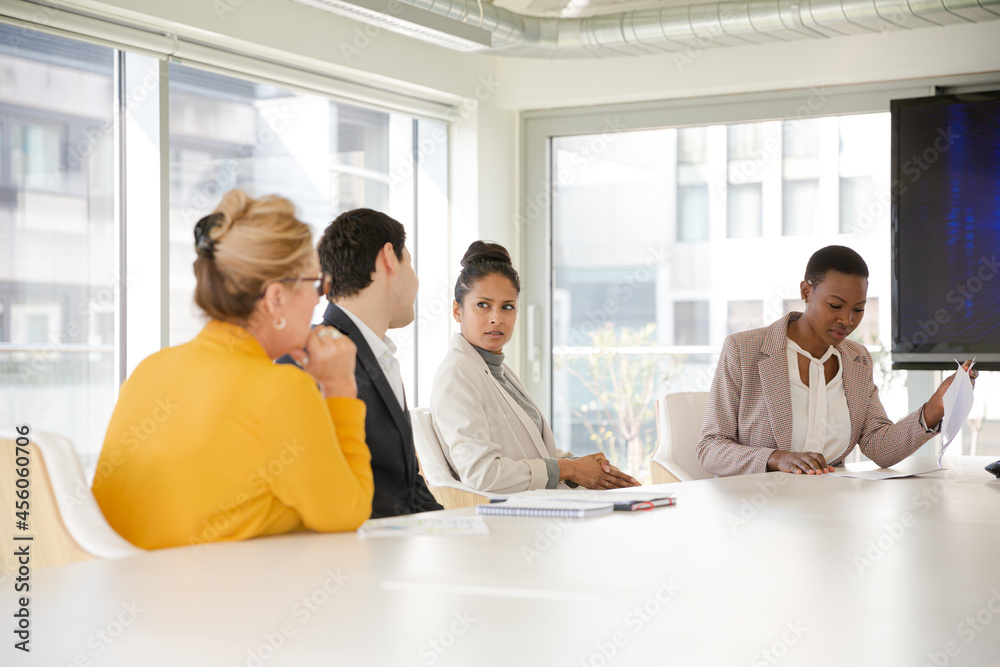Business people in conference room meeting Business people in conference room meeting
