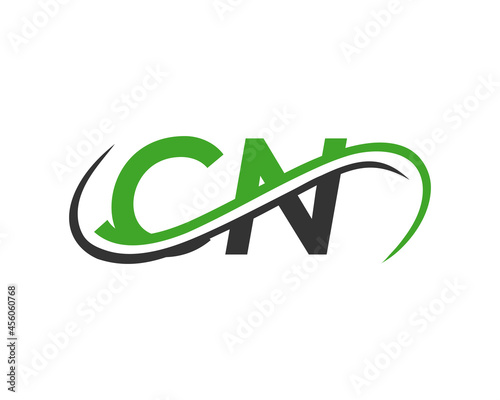 CN Letter Linked Business Logo. CN Logo Design. CN logo Design for Financial, Development, Investment, Real Estate And Management Company Vector Template