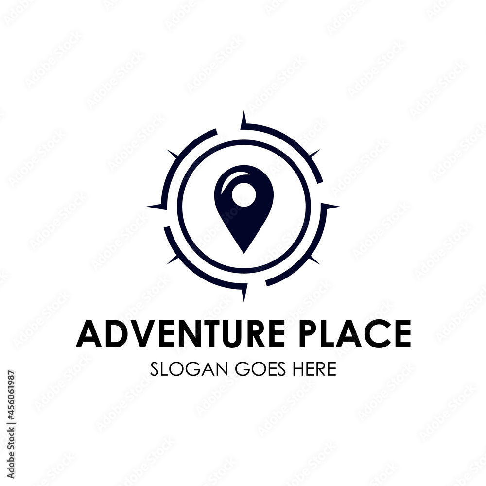 Adventure place logo template design