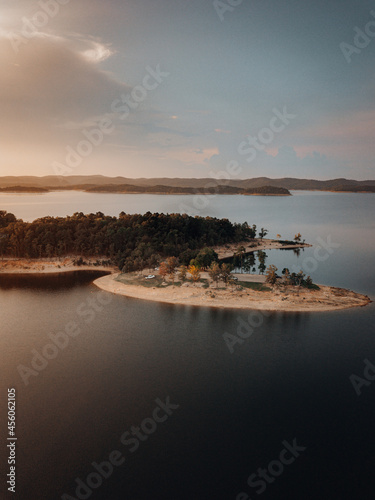Sunset at the lake. 