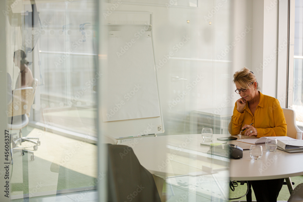 Portrait of confident businesswoman in office Portrait of confident businesswoman in office