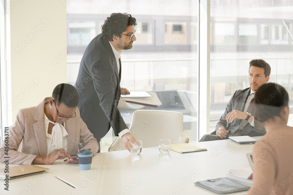 Business people in conference room meeting Business people in conference room meeting
