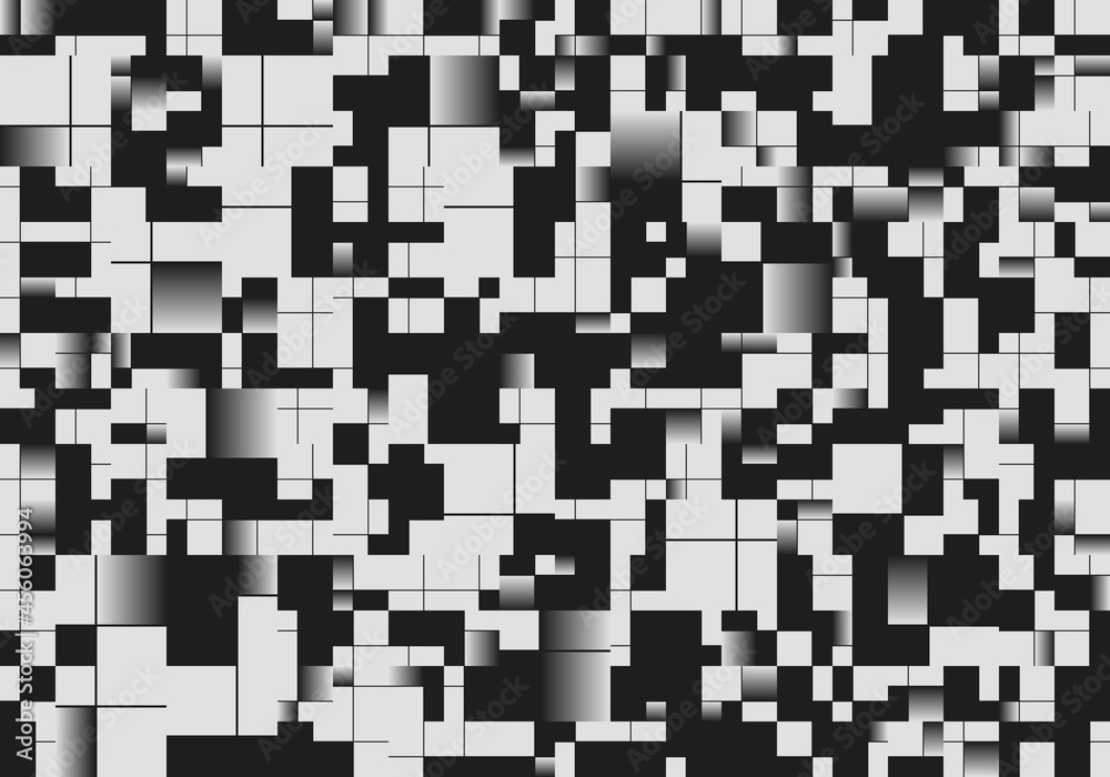 Black And White Abstract Vector Pattern Design