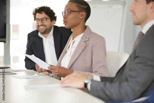 Business people in conference room meeting