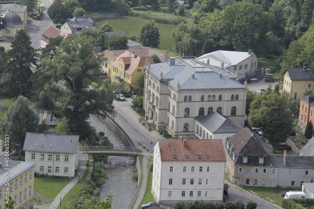 Tharandter Ansicht, Sicht von Norden Tharandter Ansicht, Sicht von Norden