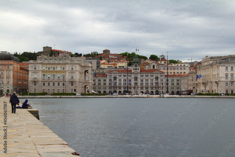 Urban view of Trieste, Italy