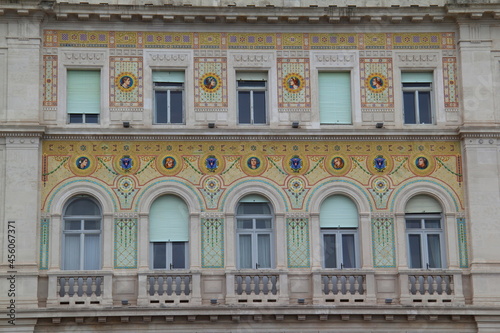 Urban view of Trieste  Italy