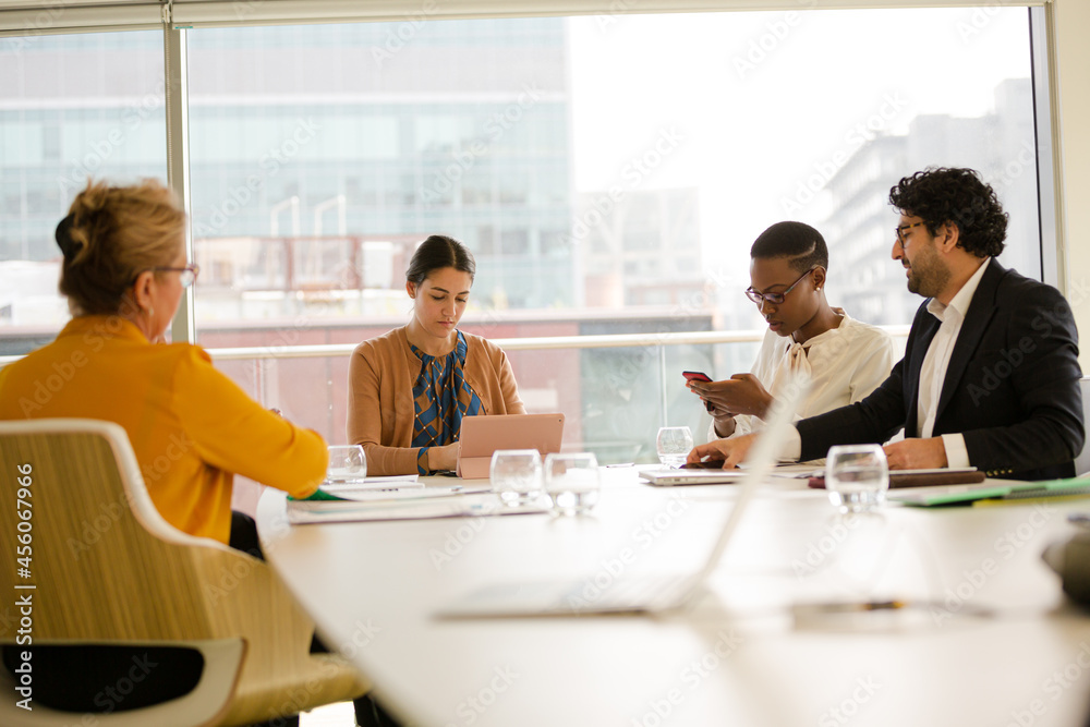 Business people in conference room meeting