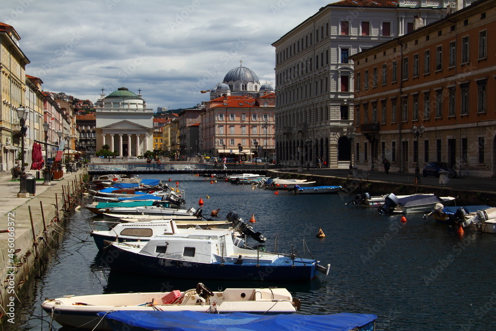Urban view of Trieste, Italy