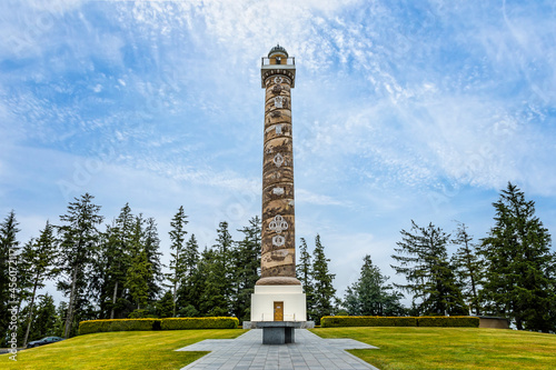 The historic Astoria Column, Astoria Oregon photo