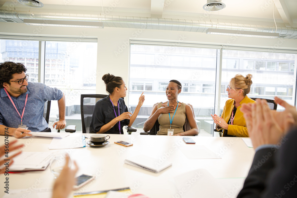 Business people in conference room meeting Business people in conference room meeting