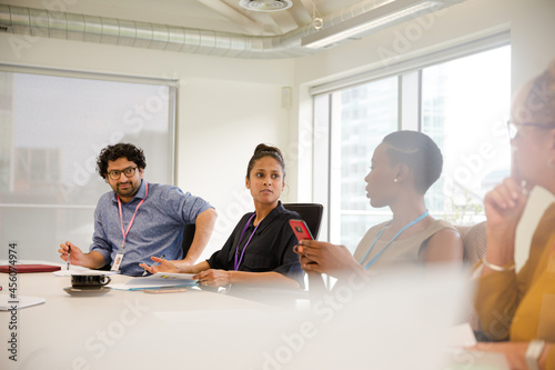 Business people in conference room meeting