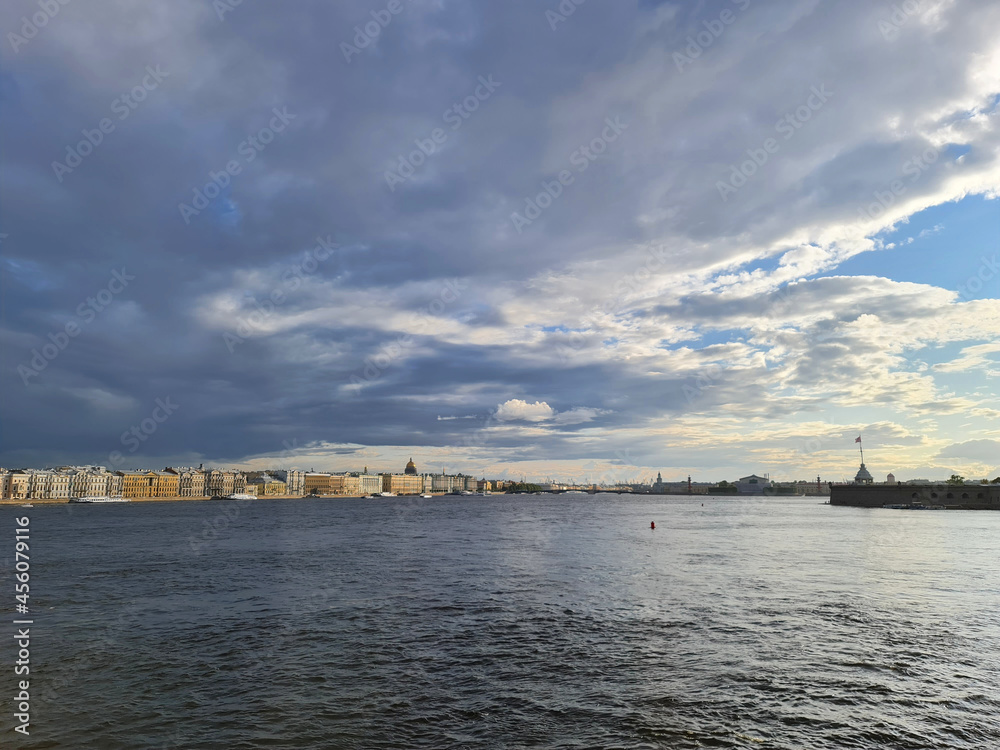 TheSt. Petersburg. Neva river in St Petersburg