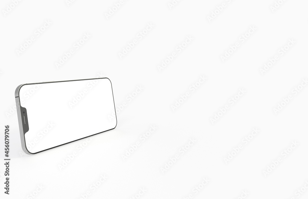 phone 3d illustration mockup smartphone isolated. phone 3d illustration mockup smartphone isolated.
