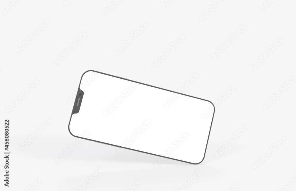 Smartphone. Mobile phone Template. Telephone 3d Smartphone. Mobile phone Template. Telephone 3d