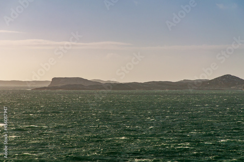 Ocean view from Sotra close to Bergen in Norway. photo