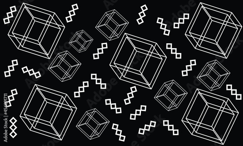 Vector Geometric Pattern, Geometry Wallpaper Background